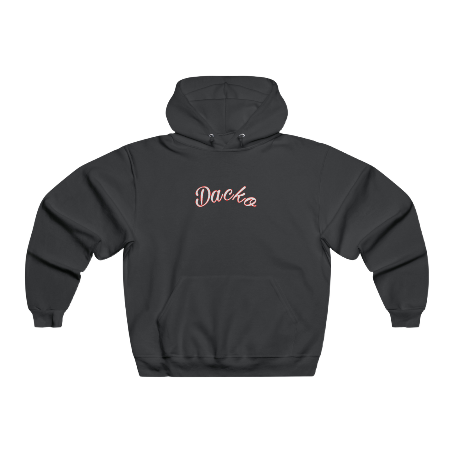 Dacko Men's loose fit Hoodie Black