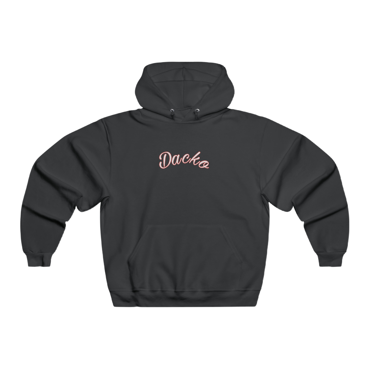 Dacko Men's loose fit Hoodie Black