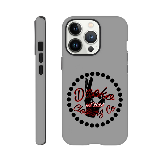 Dacko Clothing Tough Phone case Grey