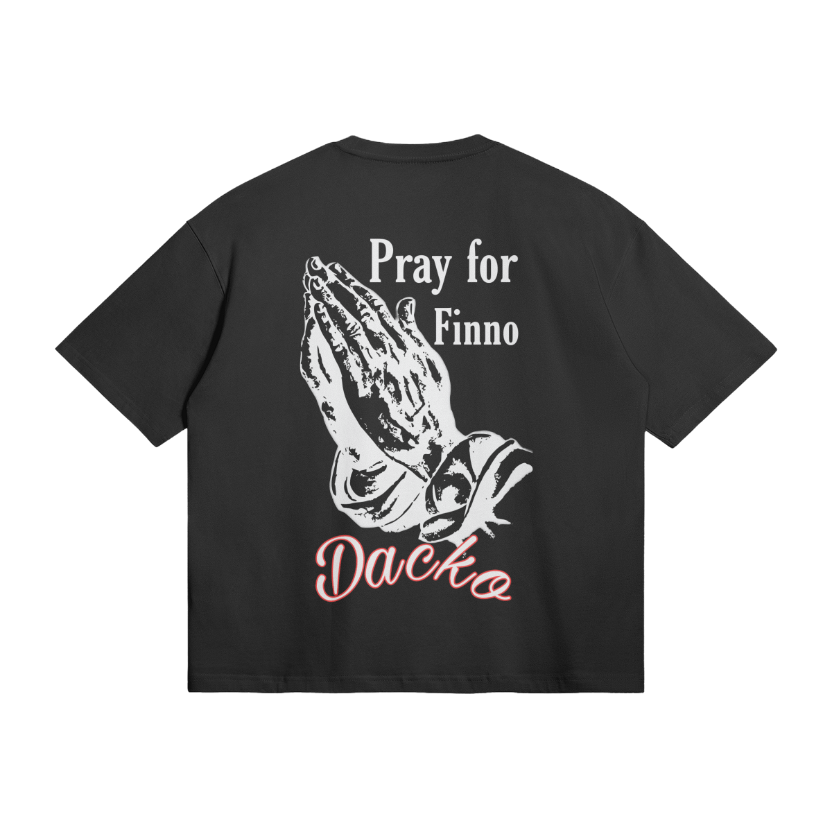 Pray for Finno T-Shirt Black