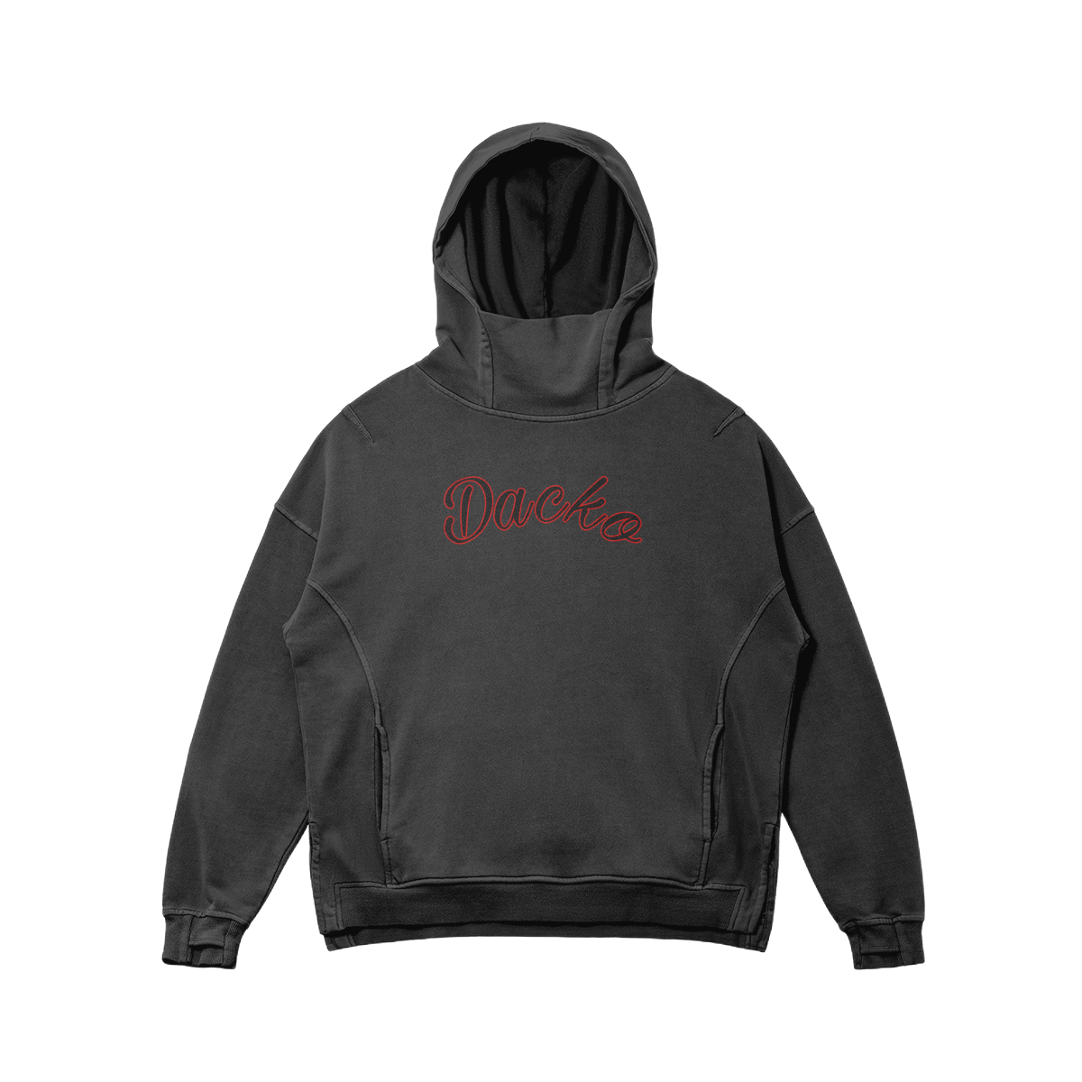 Dacko Premium Stealth Turtleneck Hoodie