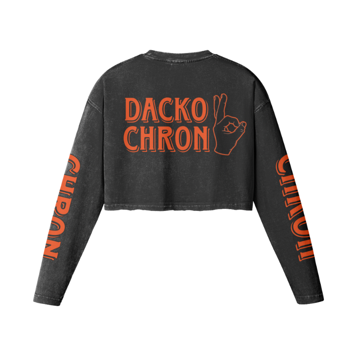 Chron Long Sleeve Crop T-Shirt