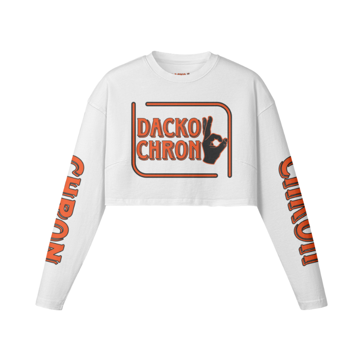 Chron Long Sleeve Crop T-Shirt