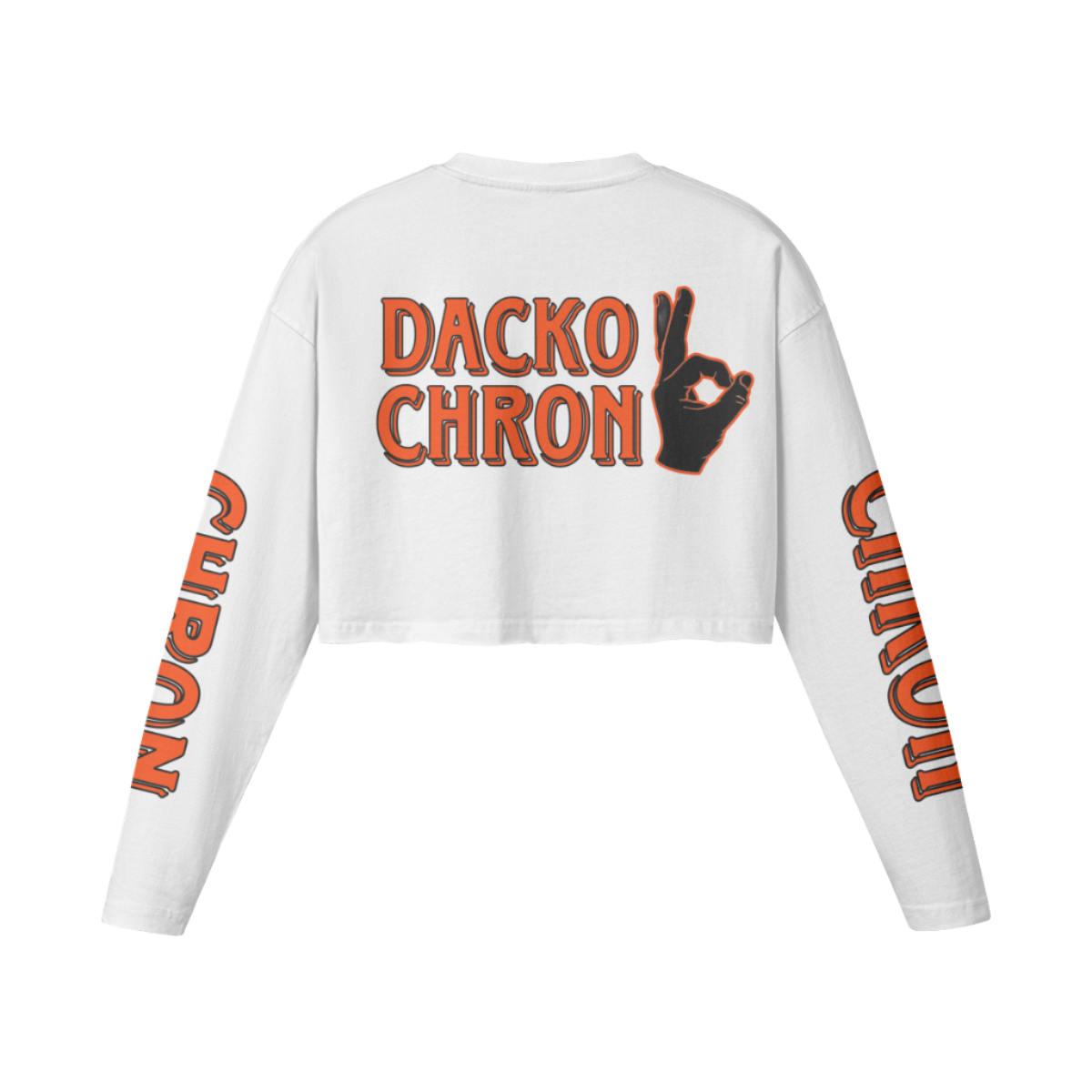 Chron Long Sleeve Crop T-Shirt